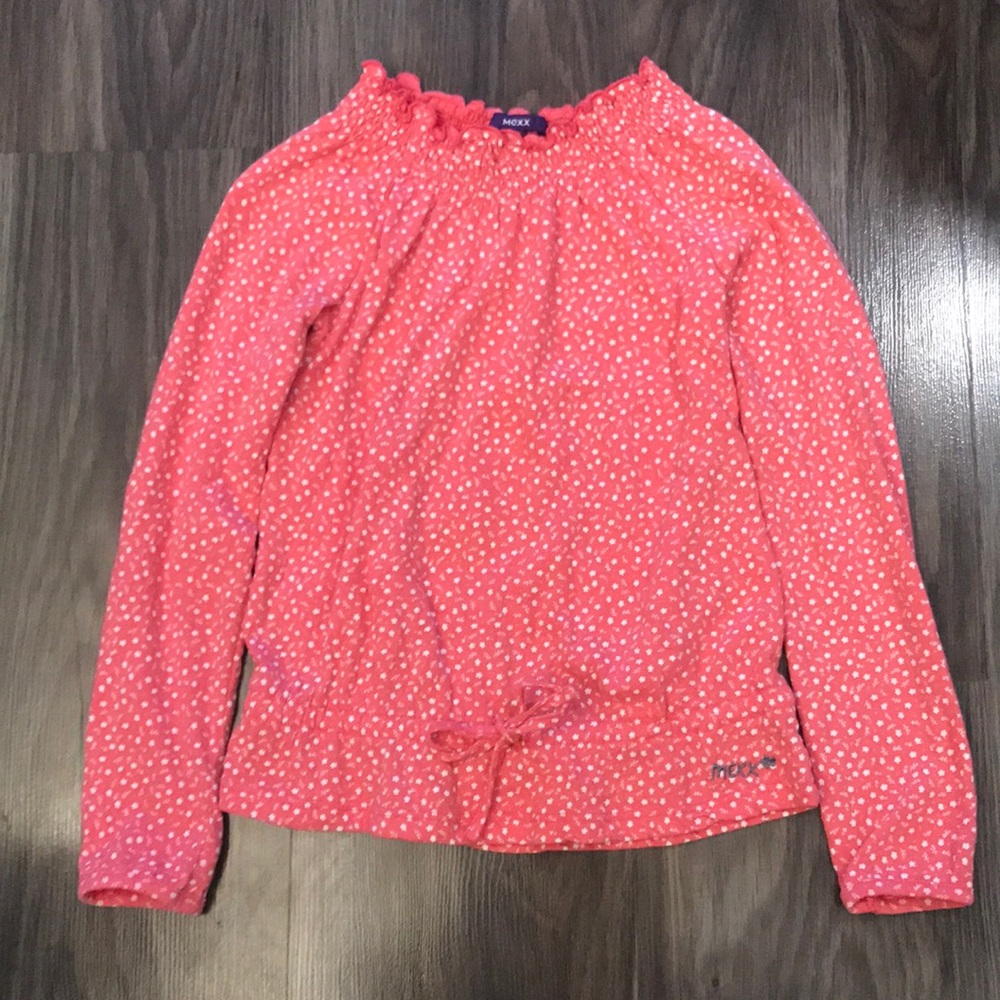 Mexx Coral Pink Peplum Top 7-8